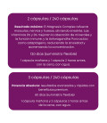 Citrato de Magnesio 1593 mg + Bisglicinato de Magnesio 600 mg + Vitaminas B5, B6 y Ashwagandha Pura, 240 cápsulas